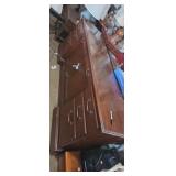 Large buffet table unbraded lots of storage