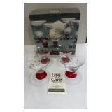 Pfaltzgraff Winterberry Pedestal Dessert Bowls