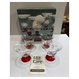 Pfaltzgraff Winterberry Pedestal Dessert Bowls