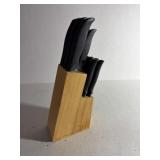Block of 11 Stainless China knives
