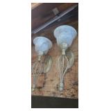 Wall sconce candle holders