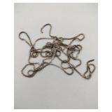 Scrap silver broken box chains marked 925 .150oz