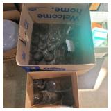 Assorted glasses 2 boxes