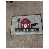 18 in x 27 in Welcome to the Farm door mat