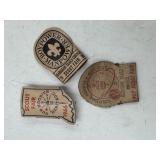 1966, 1967, 1969 leather Scout Fair neckerchief