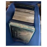 Tote of classical vinyl records