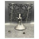 8x10' base cast iron cookbook and recipe stand