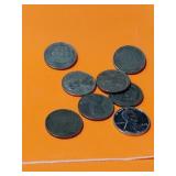 A GROUP OF 8 COLLECTABLE VERY OLD WHEAT STEEL