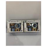 MLB KC Royals Baby Rattle Set x2 new
