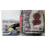 Orbital car polisher & tire sock covers