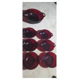 Anchor Hocking Coronation pattern Royal Ruby