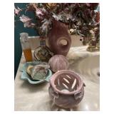 Variety of bathroom decor