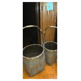 3 matching decorative baskets