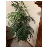 Artificial palm tree approximately 69 inches tall