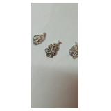3 Silver Pendants marked 925  8.5 grams