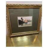 Elegantly framed art print titled "Sailboat,