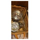 Silver plated dishware