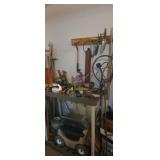 Garden rack ,live trap. Garden chair , sprinklers