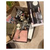 Wine items, including Venturi aerator, wine glass