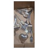 Silve plated flatware assortment