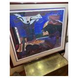 Large art print number 66 of 235 titled "Message