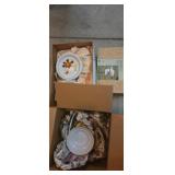 Bird feeder , and stone harvest dishware