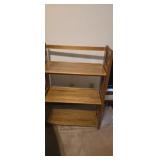 Small folding bookcase