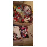 Ribbons , flags , bows and holiday decorations