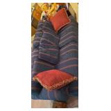 Jon Elliot sleep sofa with floral upholstery