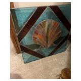 handcrafted stained glass panel 14ï¿½ x 14ï¿½