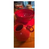 Waechtersbach microwave and dishwasher safe red