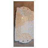 Large Italian Made ceramic fruit pattern serving