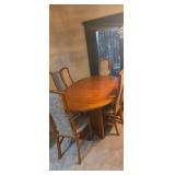 Skovby model DC54T Teak dining room table set