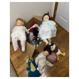 Collection of baby dolls, stuffed animals, DeKalb