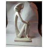 Austin Production Seated Woman Sculpture 1981 20