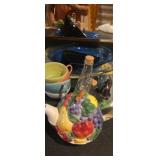 Oven dishes , pastel color cups , bell and more