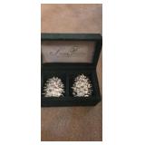 Silver treasures by godinger pine cone style,