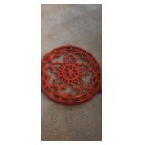 Cast iron enamel trivit made in France 9in d