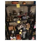 All contents on steel shelf, including shelf