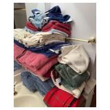 Large variety of bathroom towels