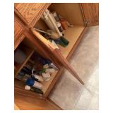 Entire contents of under sink cabinets