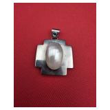 Sam Piaso Brooch/ Pendant marked Sterling  20