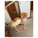 handmade wooden horse marionette puppet