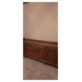 Mid century credenza, or buffet featuring