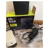 Western digital 160 GB external hard drive, and