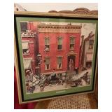 framed dimensional, print of Norman Rockwellï¿½s