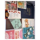 Seven books on cooking and one on thought for