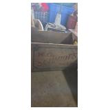 Wooden K.G Schmidts beer case