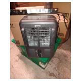 Group of hand vac, small air conditioner, heater,