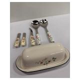 Pfaltzgraff Winterberry Covered Butter Dish, &